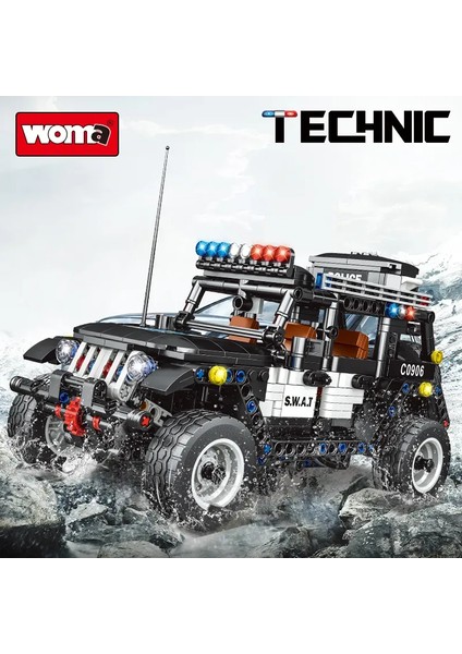 Amazon'un Çok Satan Swat Özel Polis Araç Modeli Tuğlayapı Blok SET:787 Parça fiyatları