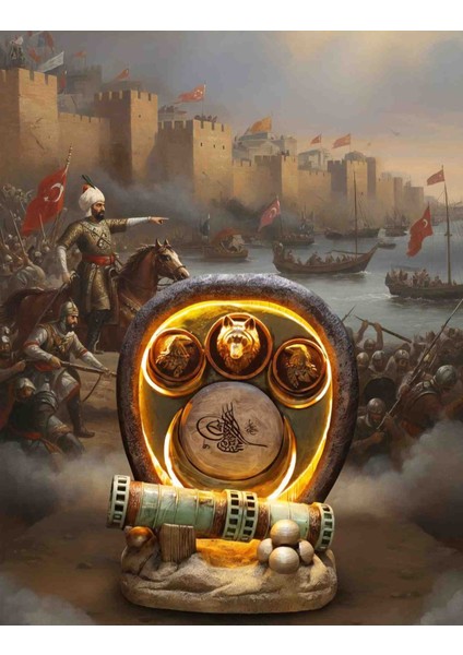 Osmanlı Şahitopu Işıklı Konik Tütsülük