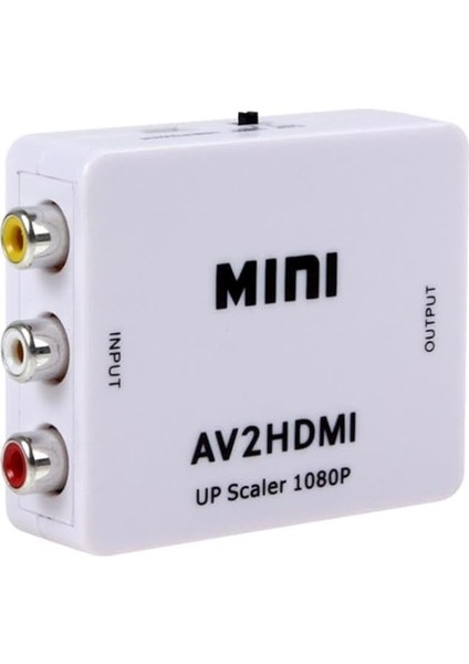 Pazar Rca Av To HDMI Çevirici Dönüştürücü Adaptör fırsatları