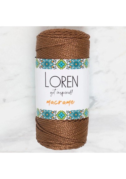Leyloş Macrame Kahverengi El Örgü Ipi - Rm 0200 - 34349