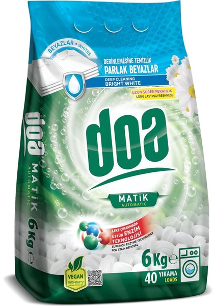 Doa Matik Deterjan Beyazlar 6 kg