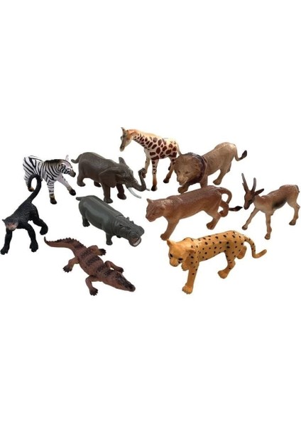 SH-D58011 Vardem Kutulu 10 Parça Vahşı Hayvan Seti modelleri