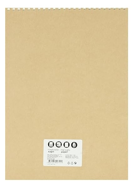 Pastel Renk Bloknot, A4, 80 Yaprak, Düz Sayfa, Karton Kapak, Spiral Cilt, 70G Kağıt, Asorti Renkler, Tekli Paket fiyatları