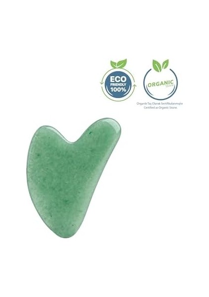 Seay Aventurin Kalp Guasha Yüz Masaj Taşı Gençleştirici Premium