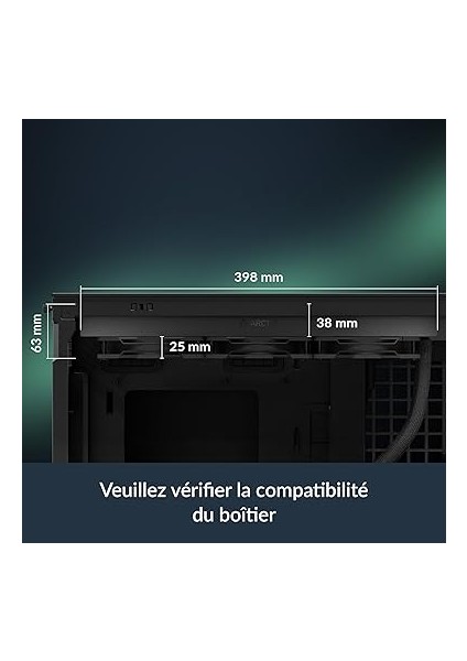 Liquid Freezer Iıı Pro 360 - Aıo Cpu Soğutucu, 3 x 120 mm Su Soğutma, 38 mm Radyatör, Pwm Pompa, Vrm Fan, Amd Am5/am4, Intel LGA1851/1700 Kontak Çerçevesi - Siyah fiyatları
