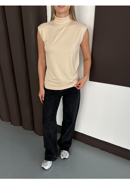 Kadın Sıfır Kol Boğazlı Body 2'li Set modelleri