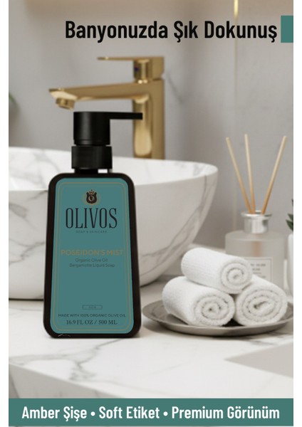 %100 Doğal Zeytinyağlı Bergamot Kokulu Sıvı El Sabun Yoğun Nemlendirici Arındırıcı Bitkisel 2X500 ml fırsatları