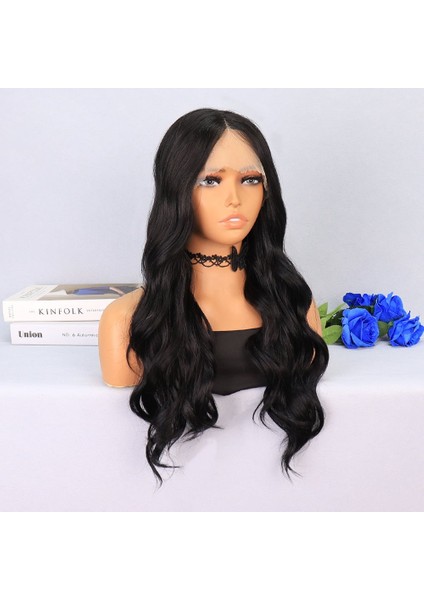 Siyah Su Dalgalı Tül Peruk fiyatları
