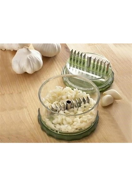 Pratik Sarımsak Ezme Doğrama Rendeleme Öğütme Aleti Aparatı