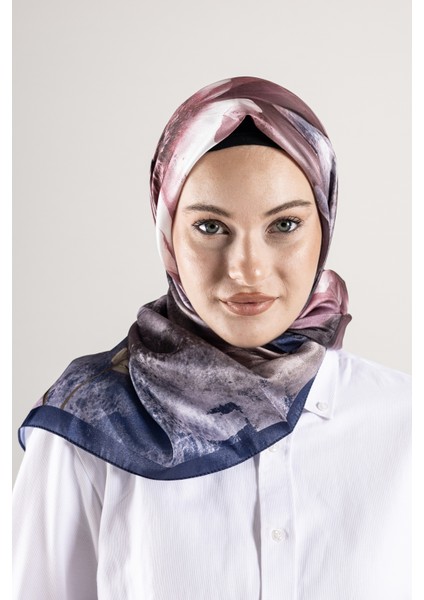 Dijital Kristal Desenli Eşarp 95x95 – Pastel Desen-4 fırsatları