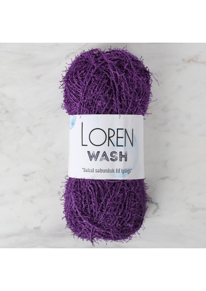 Loren Wash Mor El Örgü Ipi - R093 - 34029