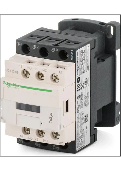 Kontaktör LC1D18E7 48VCA