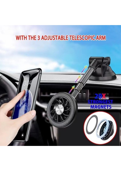 Manyetik Mıknatıslı Içeriğindeki Aparatlar Sayesinde Tüm Cep Telefonları Navigasyon ve Tabletlere Uyumlu Ayarlanabilir Vakum ve Yapışkanlı Kuvvetli Araç ve Masaüstü Telefon Tutucu 032 modelleri