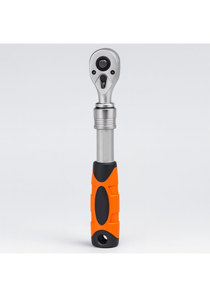 Uzayabilir Cırcır Kolu 72 Diş 1/4 Inç Lokma Anahtarı Çelik Profesyonel Yüksek Tork Ince Yapı