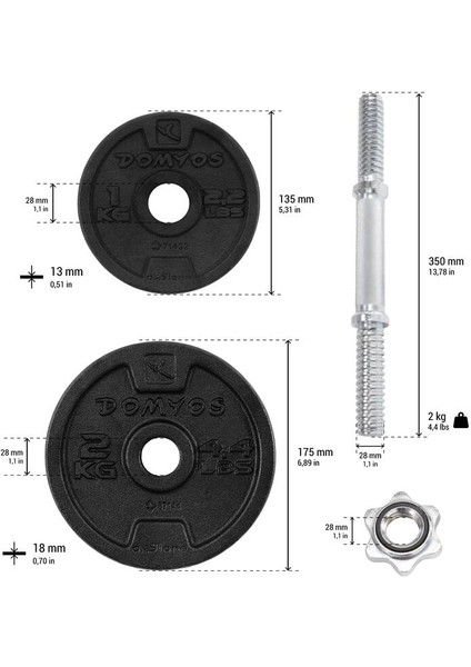 Dambıl Seti - 20 kg fırsatları