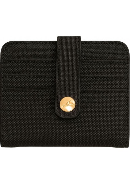 Küçük Kasa Çıtçıtlı El Çantası Siyah