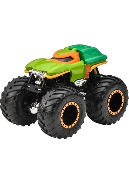 Wheels Monster Trucks 1:64 Arabalar Ninja Turtles Michelangelo FYJ44-HVH72
