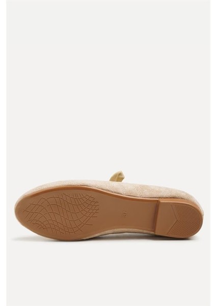 255006 Rahat Günlük Babet Bej Süet indirimleri