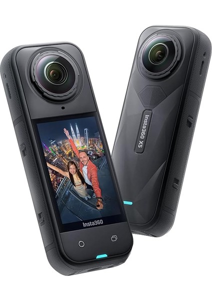 X5 Standart Paket - 8k 360 Derece Aksiyon Kamerası, Üç Kı-Power & Değiştirilebilir Objektif Taşıma Çantası ile