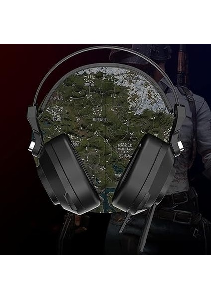 HT405 3.5mm Jack+Usb Kulak Üstü Rgb LED Aydınlatmalı Konforlu Kulak Yastıkları 50MM Hassas 100DB Ses Sürücüleri Askılı Kafa Bandı Profesyonel Tip Kablolu Mikrofonlu Oyuncu Kulaklığı Siyah fırsatları