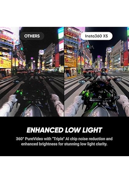 X5 Standart Paket - 8k 360 Derece Aksiyon Kamerası, Üç Kı-Power & Değiştirilebilir Objektif Taşıma Çantası ile modelleri