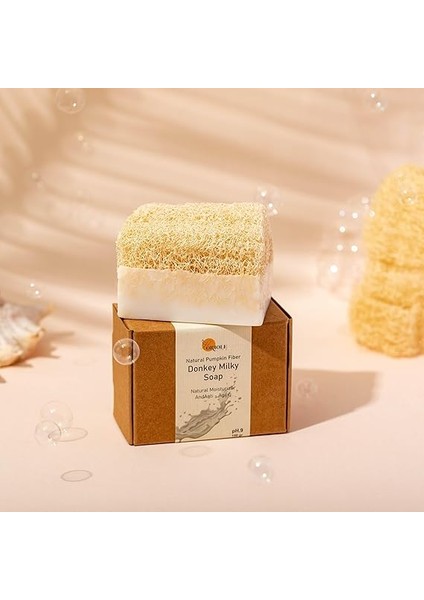 Life Doğal Kabak Lifli Eşek Sütü Sabunu - Doğal Peeling Yapan Yumuşak Lif Kabağı, Nemlendirici, Besleyici Yüz ve Vücut Sabunu 150 Gr. modelleri