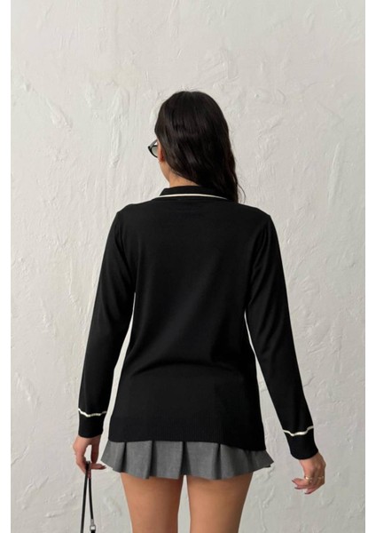 Ribelle Siyah Triko Kazak fırsatları