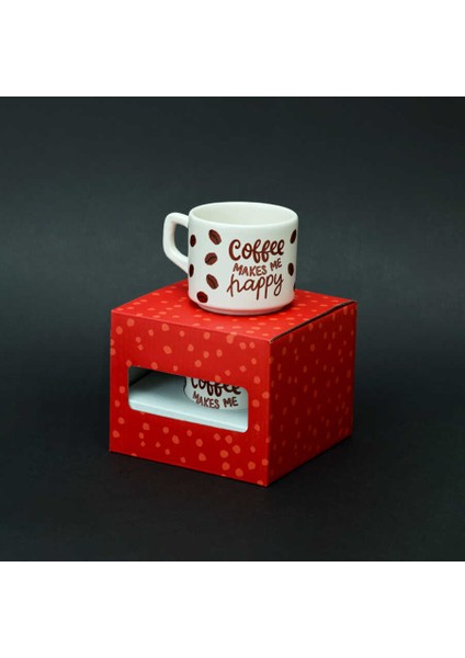 Kahve Çekirdeği Desenli Seramik Kupa fiyatları