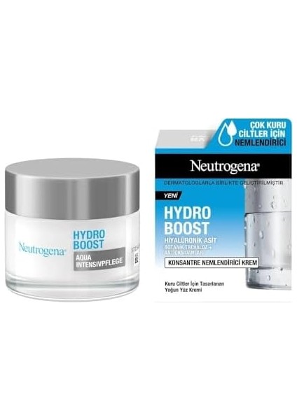 Neutrogena Hydro Boost Hiyalünarik Asit Konsantre Nemlendirici Krem modelleri