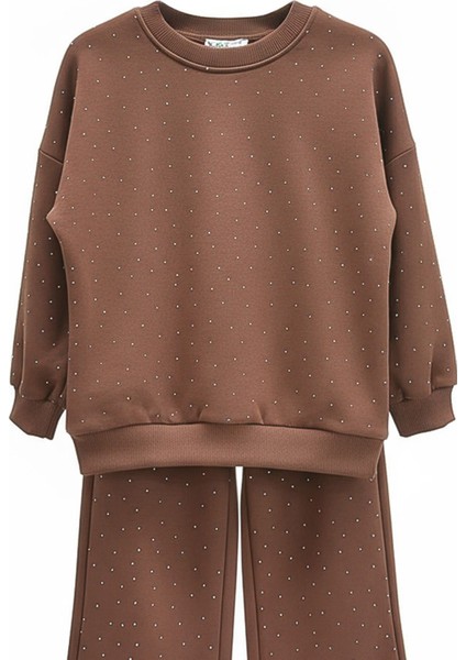 Kız Çocuk Taş Süslemeli Alt-Üst Takım-3 Iplik 4-12 Yaş 12345 fiyatları