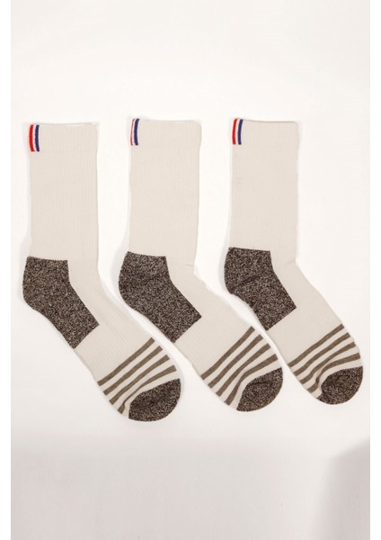 3 lü Paket Shaftless Golf Soket Çorap Beyaz/Beyaz/Beyaz indirimleri