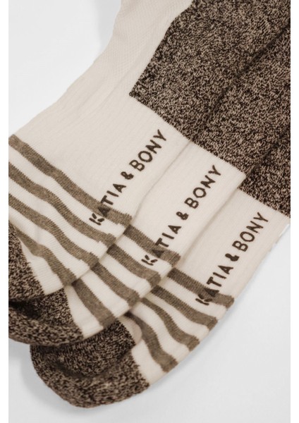 3 lü Paket Shaftless Golf Soket Çorap Beyaz/Beyaz/Beyaz