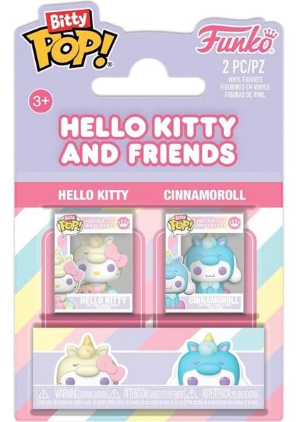 Funko Bitty Pop: Sanrio - Hello Kitty&cinnamoroll 2'li Paket modelleri