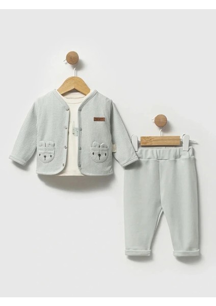 Erkek Bebek Takım 3'lü Set