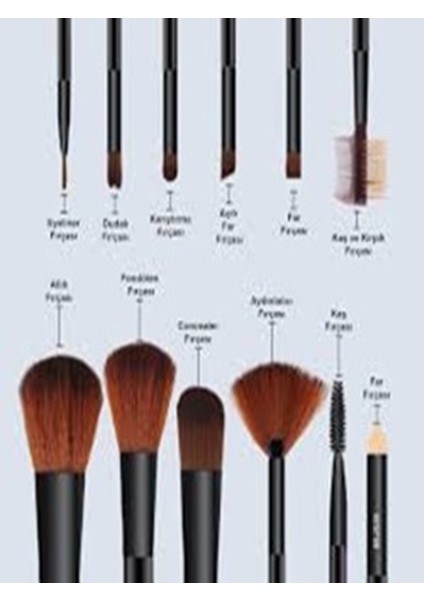Profesyonel 12’li Makyaj Fırça Seti – Silindir Kutu | Sıyah Renk | Pudra, Allık, Far ve Kontür Fırçaları | Dökülme Yapmayan Yumuşak Kıllar fırsatları