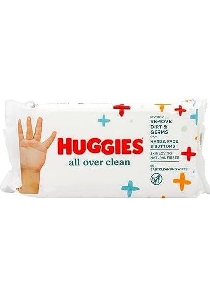 Huggies Bebek All Over Clean Islak Mendil 1 Paket x 56 Adet modelleri