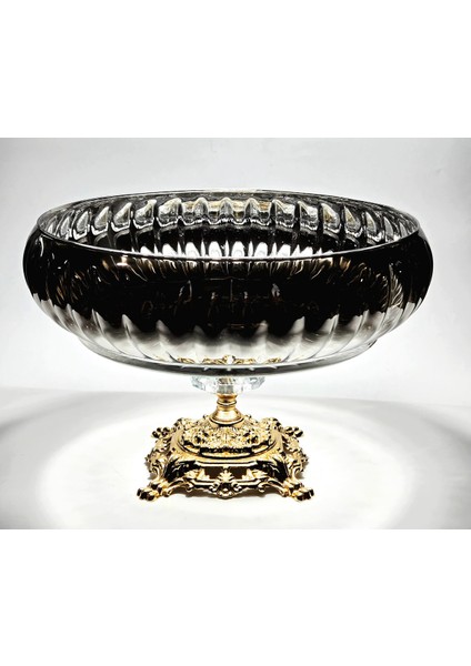 El Yapımı Titanyum Kaplama Silver Dekoratif Sunumluk Meyvelik Kase fiyatları