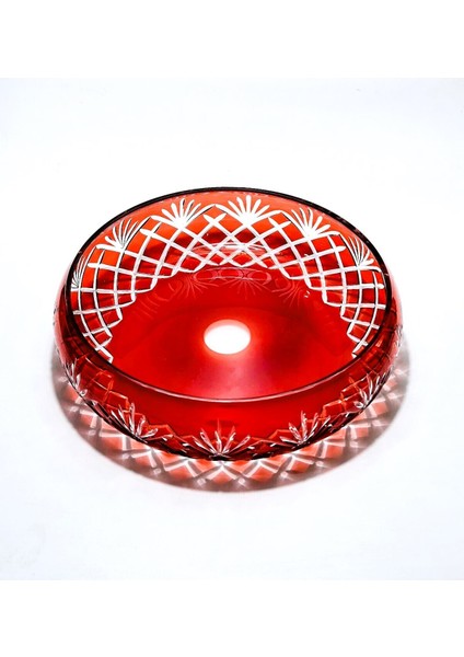 Kristal Dekor Flower Sofra Sunum Kasesi modelleri