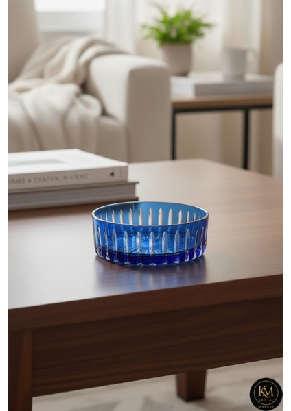 Kristal Kesme Dekor Sofra Kasesi Meyvelik 25CM