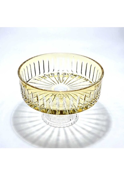 Kristal Kesme Dekor Sofra Kase Sunumluk Meyvelik 25CM fırsatları