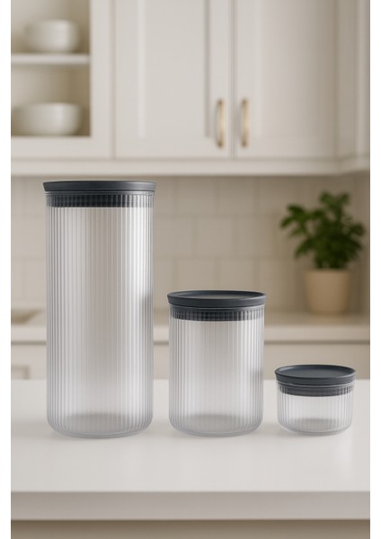 Yuvarlak Saklama Kabı Set (Pls Kapak)