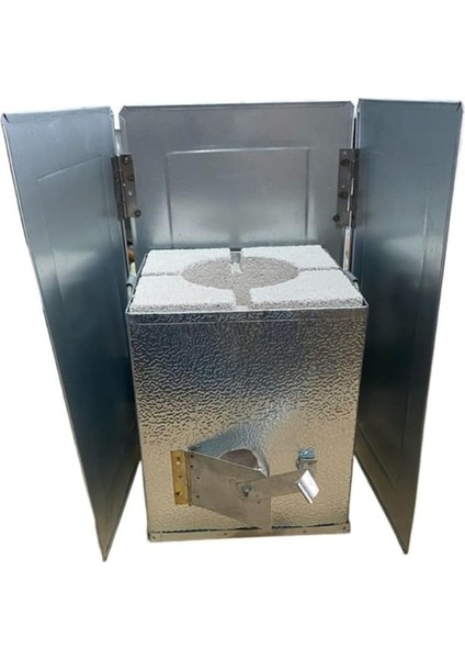 Rüzgarlık,3 Kanatlı Rüzgar Kesici 25X40CM, Piknik Tüpü, Kamp Ocağı, Taş Ocak, Mangal fiyatları