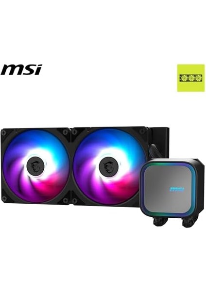 Msı Mag Coreliquid A13 240 - Aıo Argb Sıvı Işlemci Soğutucu - 240MM Radyatör - Lga 1851 Soket Desteği - Çift 120MM Argb Pwm Fan, Siyah modelleri