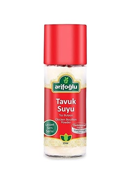 Arifoğlu Tavuk Suyu Toz Bulyon 90G Cam