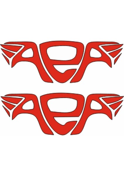 Altın Elbiseli Adam 2 Adet Kask Pc Leptop Motorsiklet Sticker 12*4cm 2 Adet Kırmızı