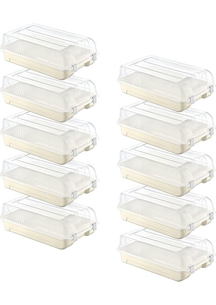 10'lu Set Kadın Latte Ayakkabı Kutusu