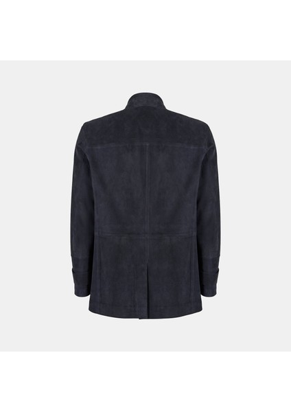 Erkek Lacivert Gömlek Yaka Süet Ceket fiyatları