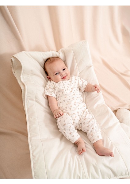 Jakarlı Baskılı 2\'li Bebek Takımı - 3-24 Ay modelleri