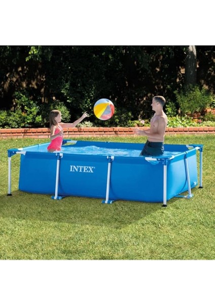 Intex 28270 Dikdörtgen Prefabrik Aile Havuzu 220X150X60CM