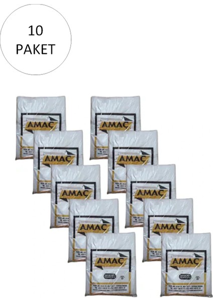 Litaetrend Şeffaf Hışır Atlet Poşet Büyük Boy 29X52 cm 650 gr (10 Paket-Takriben 1,500 Adet)